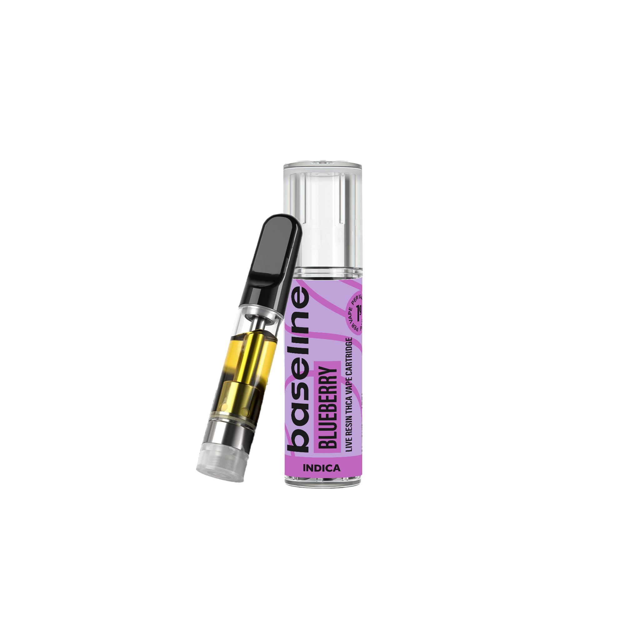 Blueberry Live Resin THCa Vape Cartridge - 1g