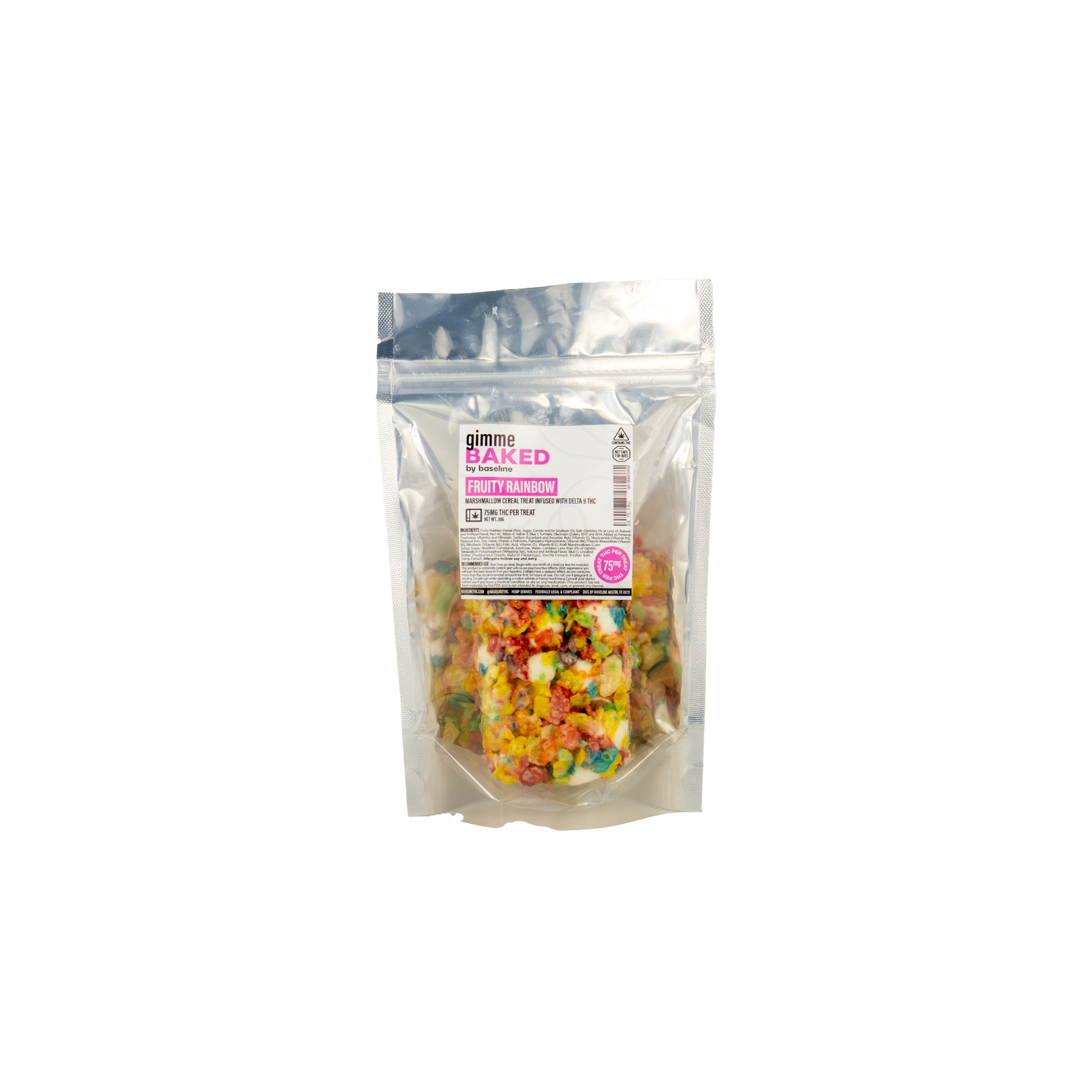 Fruity Rainbow Cereal Treat - 75mg Delta 9 THC