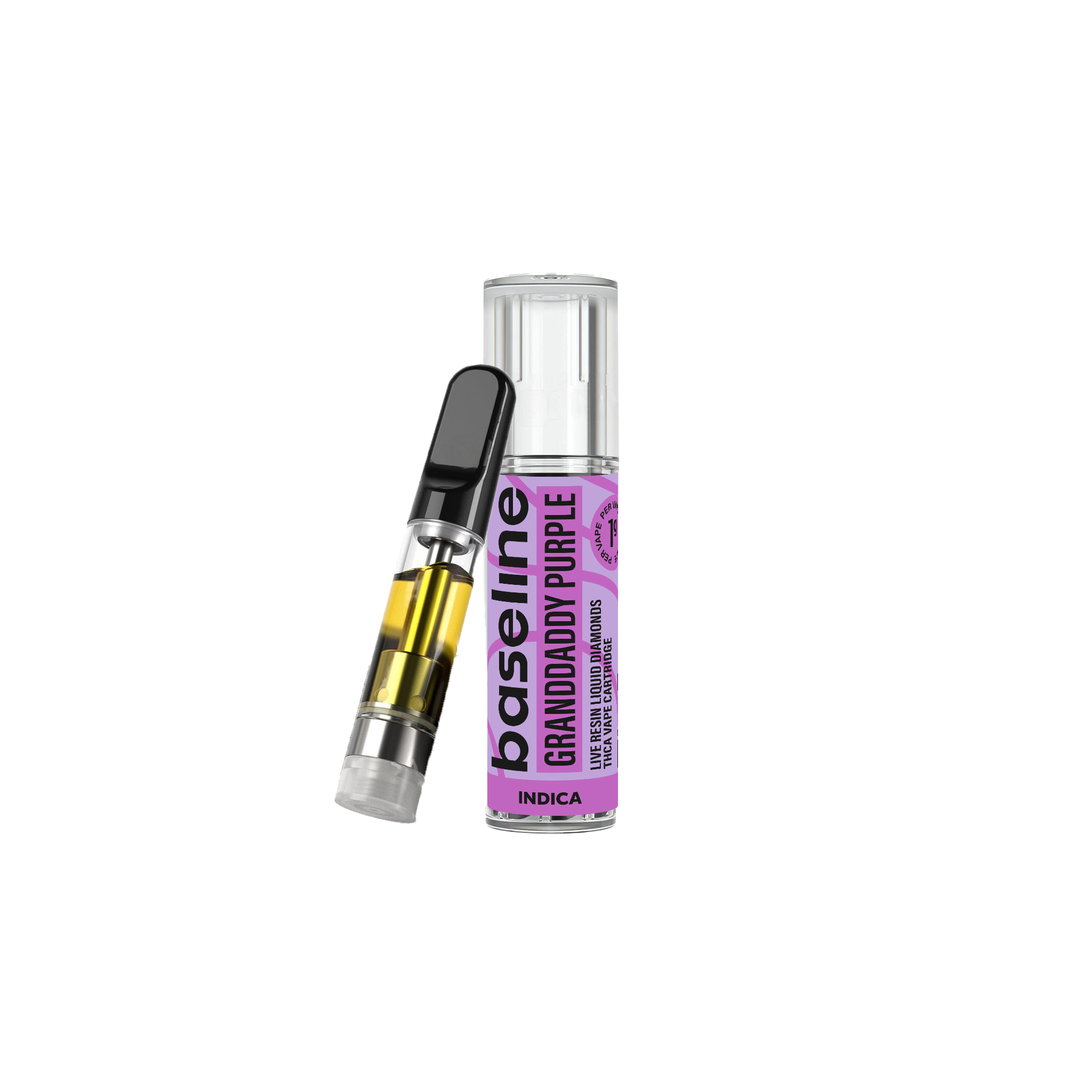 Granddaddy Purple Live Resin THCa Vape Cartridge - 1g