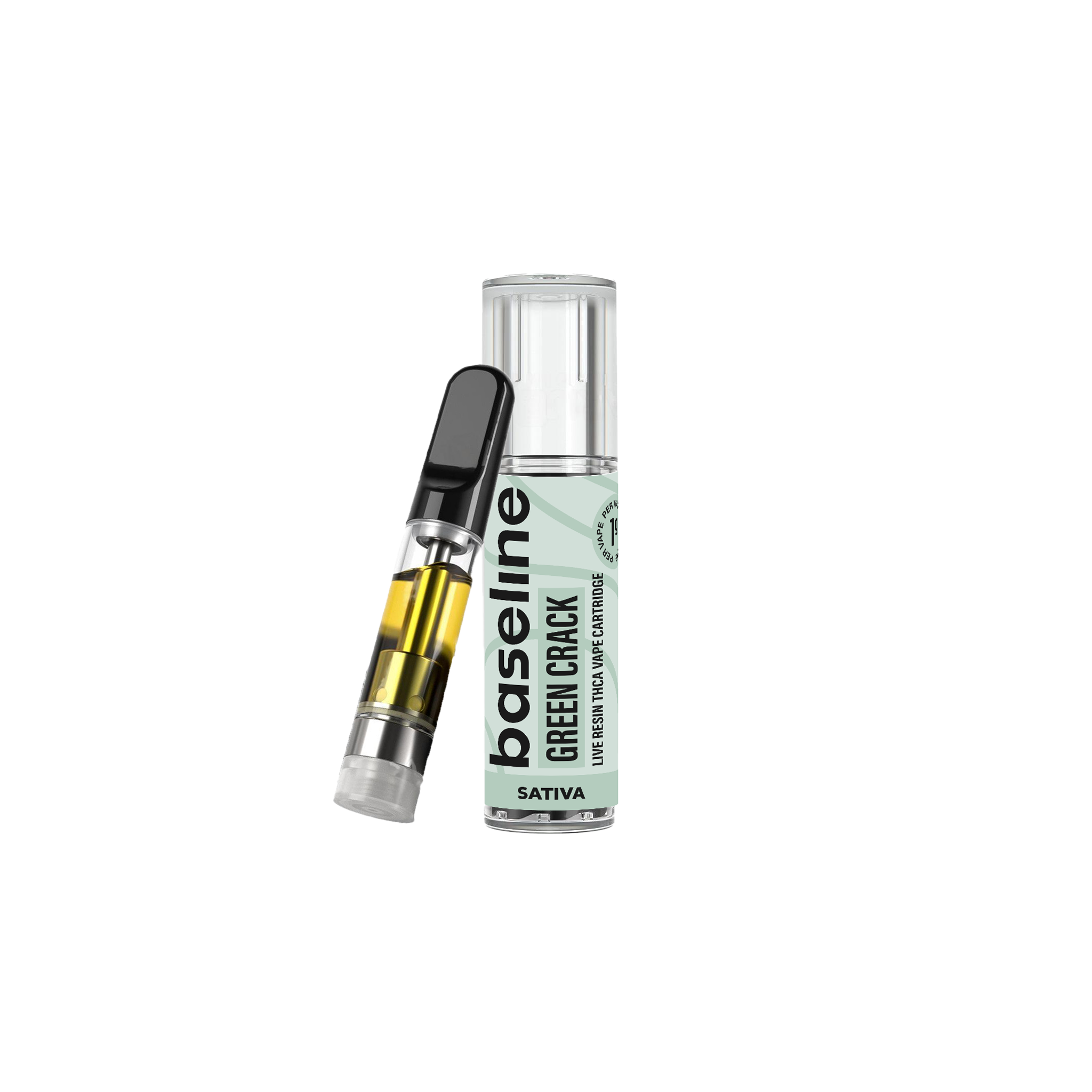 Green Crack Live Resin THCa Vape Cartridge - 1g