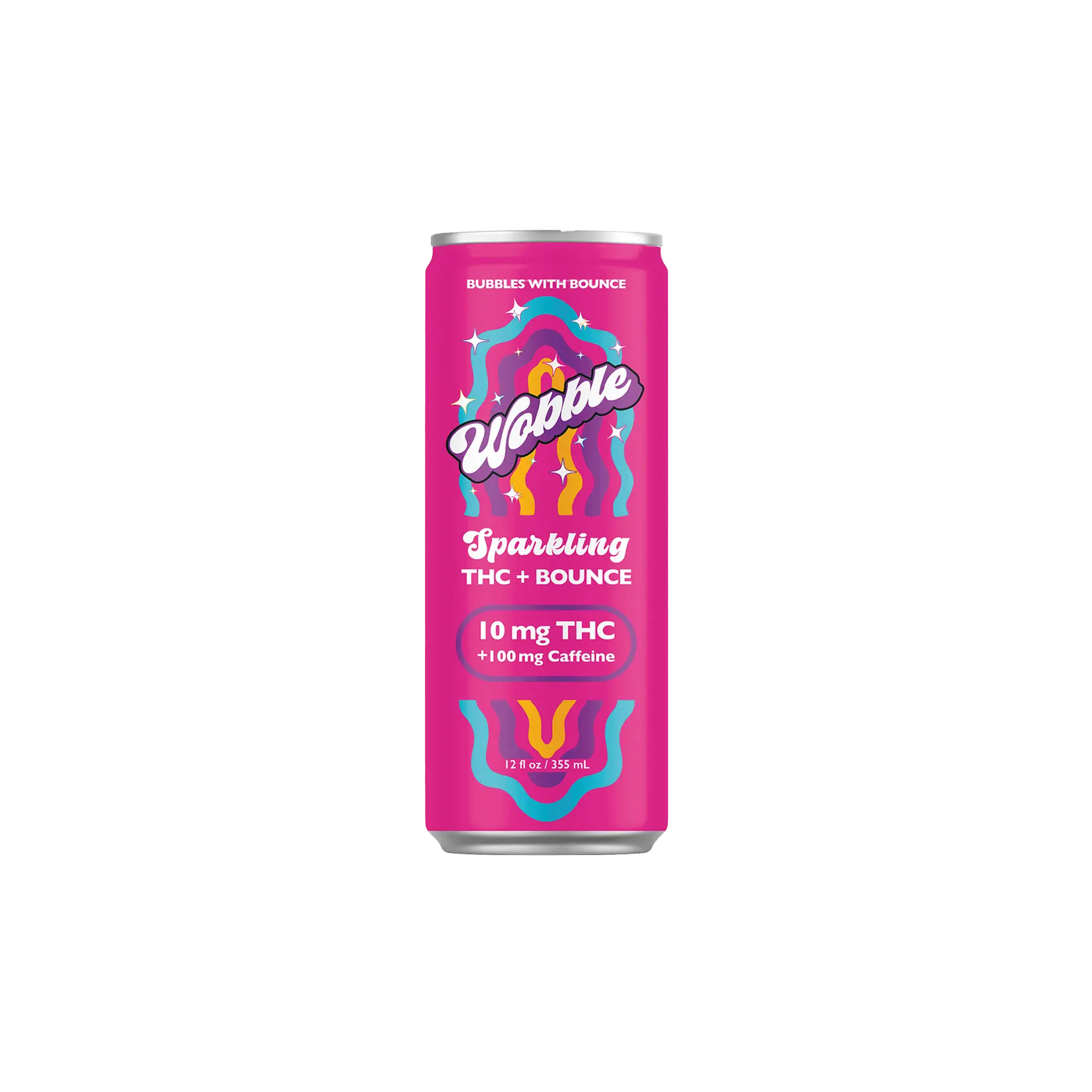 Wobble 10mg THC/100mg Caffeine Seltzer (Crescent 9)